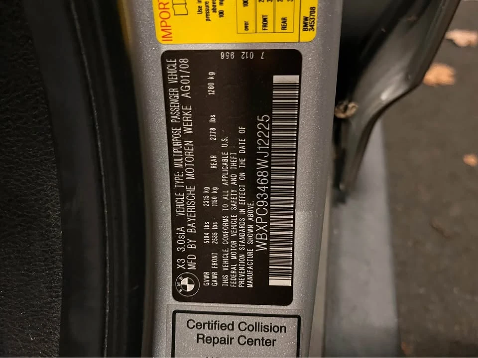 2008 BMW E83 X3 - Image 15 of 17
