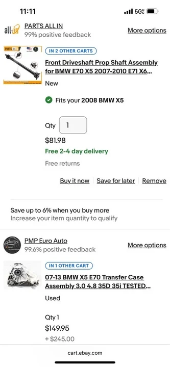 2008 BMW E70 X5 4.8i & xDrive50i - Image 12 of 12