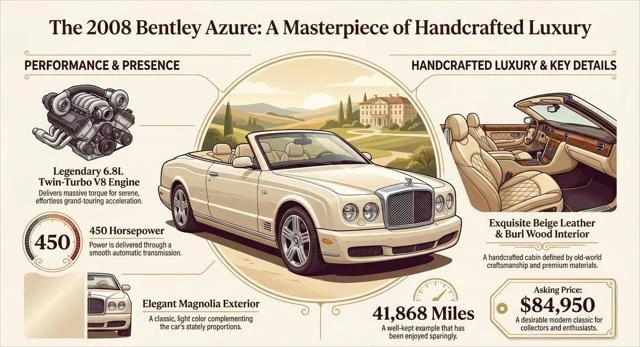 2008 Bentley Azure 2nd Gen - Image 2 of 12