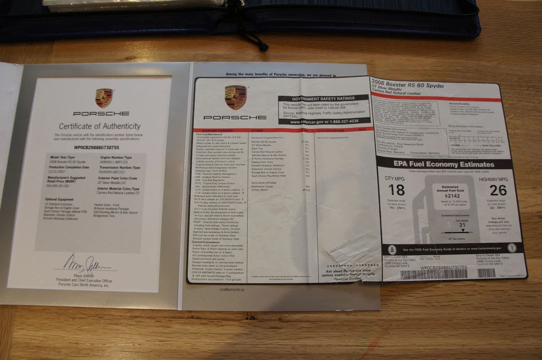2008 Porsche 987 Boxster S - Image 26 of 26