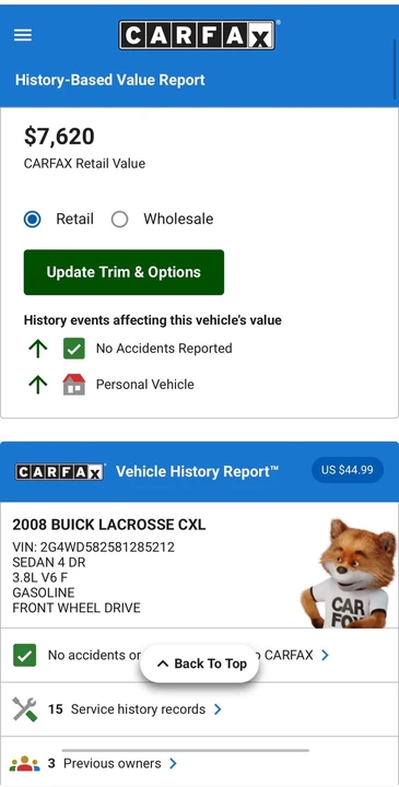 2008 Buick LaCrosse - Image 19 of 20