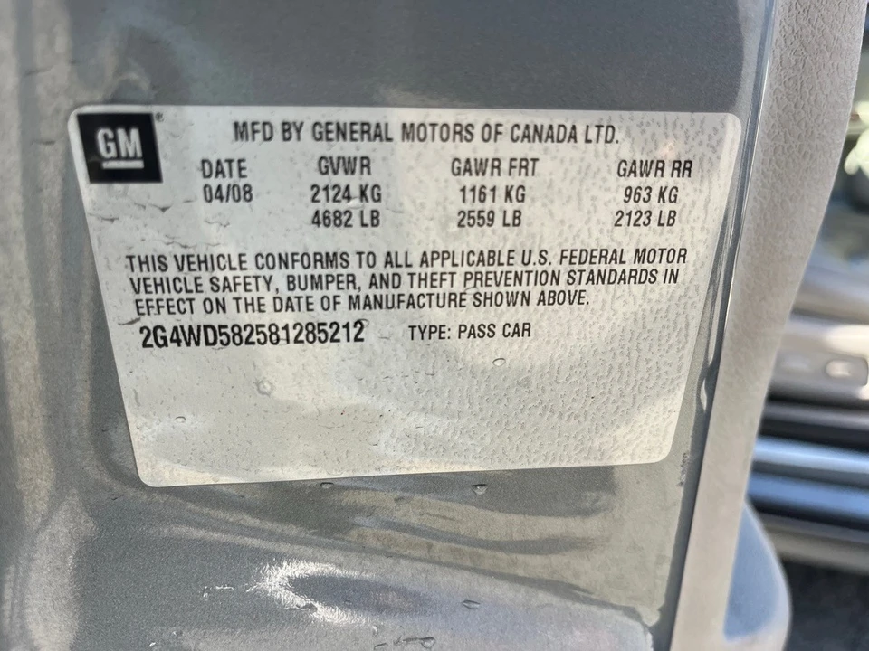 2008 Buick LaCrosse - Image 8 of 20