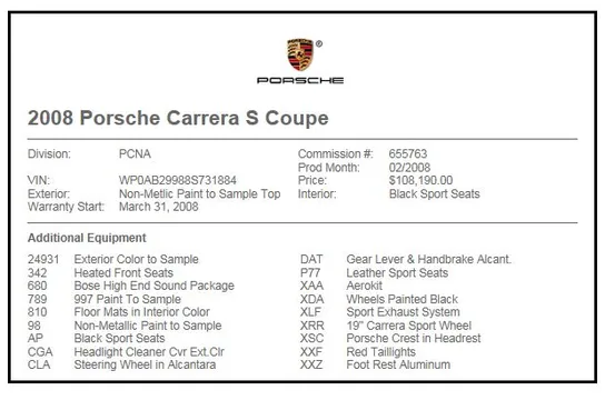 2008 Porsche 911 CS Aerokit