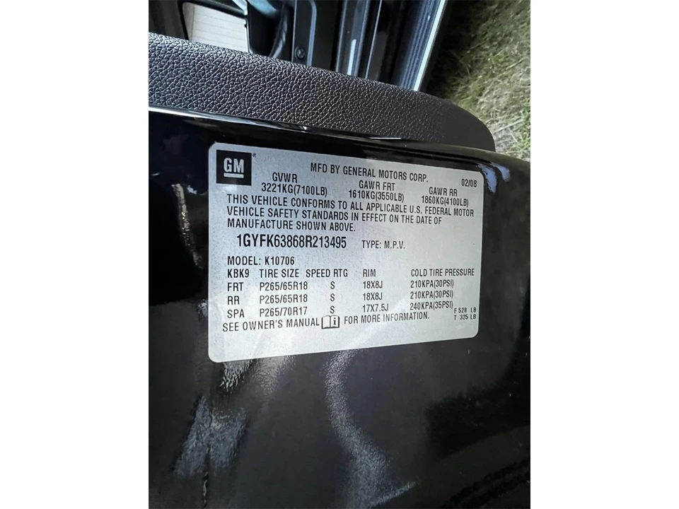 2008 Cadillac Escalade & EXT 3rd Gen - Image 7 of 27