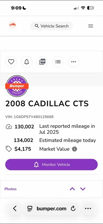 2008 Cadillac CT4 - Image 5 of 5