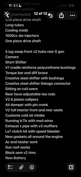 2008 Cadillac CTS-V 2nd Gen - Image 11 of 11