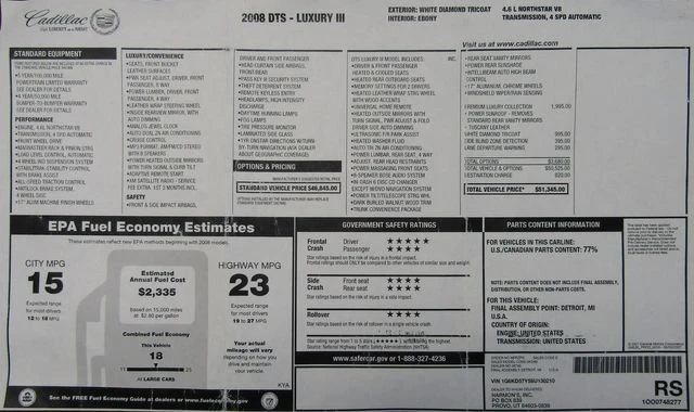 2008 Cadillac DTS - Image 16 of 16