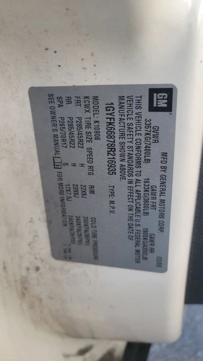 2008 Cadillac Escalade & EXT 3rd Gen - Image 13 of 13
