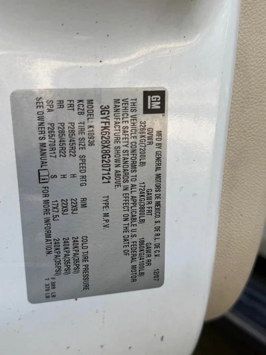 2008 Cadillac Escalade & EXT 3rd Gen - Image 16 of 17