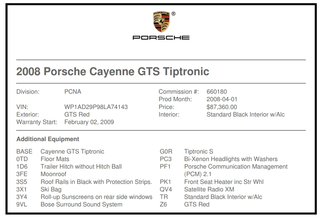 2008 Porsche 955/957 Cayenne GTS - Image 14 of 31