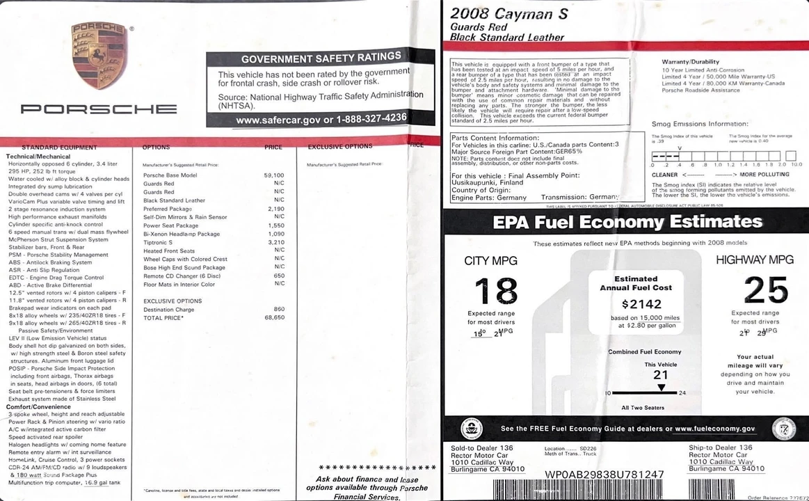 2008 Porsche 987 Cayman S - Image 27 of 27