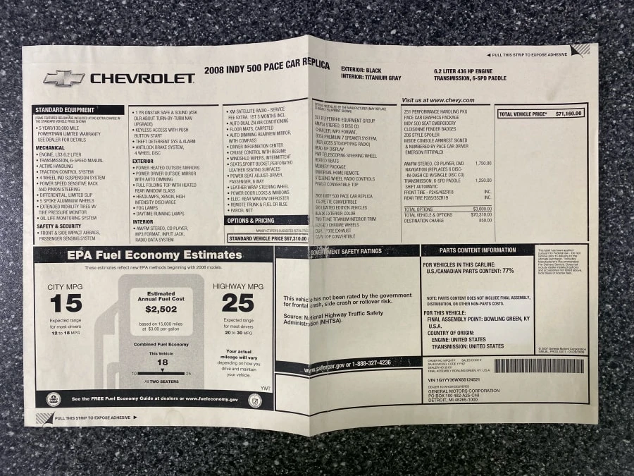 2008 Chevrolet Corvette C6 - Image 20 of 20