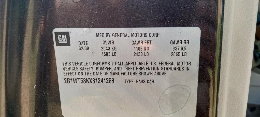 2008 Chevrolet Impala 9th Gen - Image 19 of 20