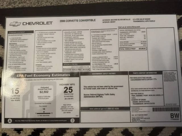 2008 Chevrolet Corvette C6 - Image 7 of 8