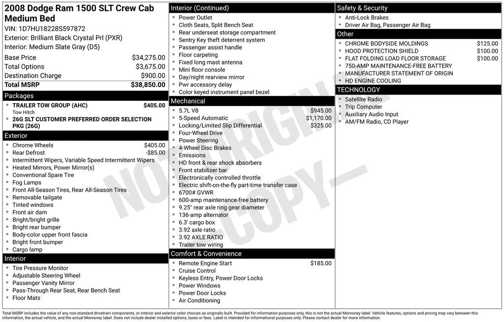 2008 Dodge Ram 3rd Gen - Image 2 of 2