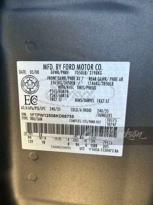 2008 Ford F-150 11th Gen - Image 18 of 29