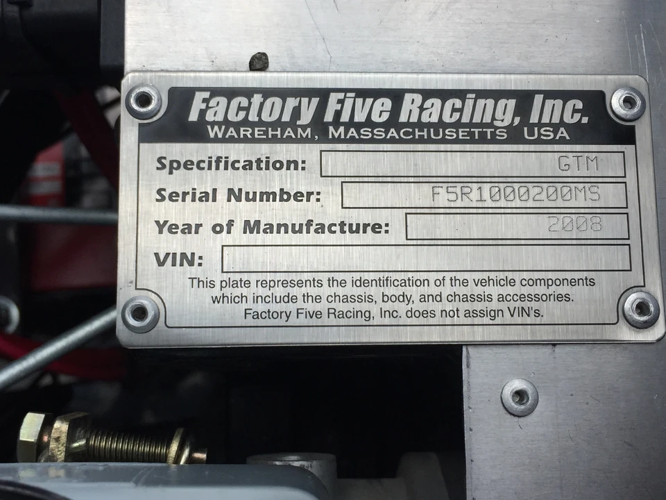2008 Factory Five GTM - Image 29 of 29