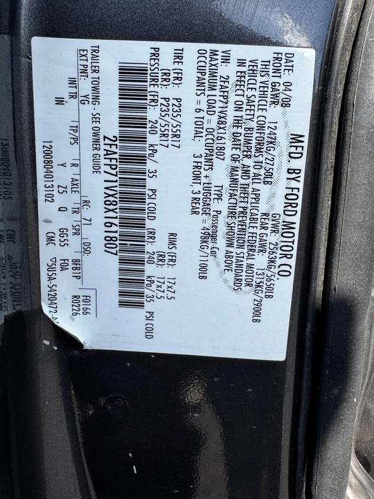 2008 Ford Crown Victoria - Image 15 of 21