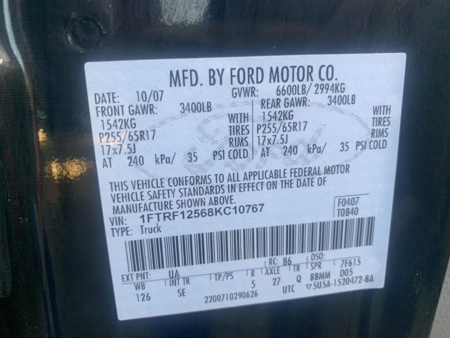 2008 Ford F-150 11th Gen - Image 7 of 8
