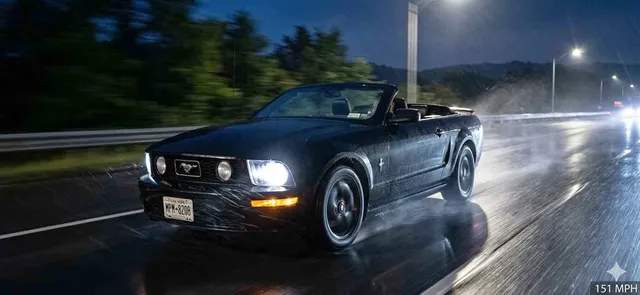 2008 Ford Mustang Warriors in Pink Edition Convertible