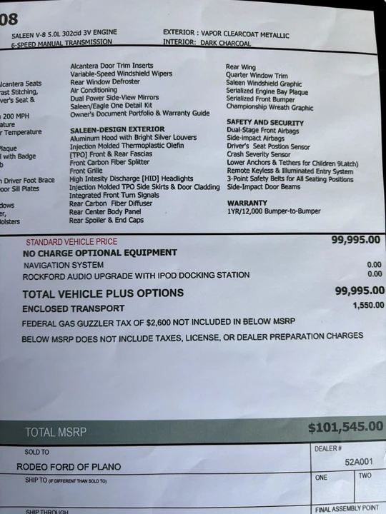 2008 Ford S197 Mustang - Image 10 of 21