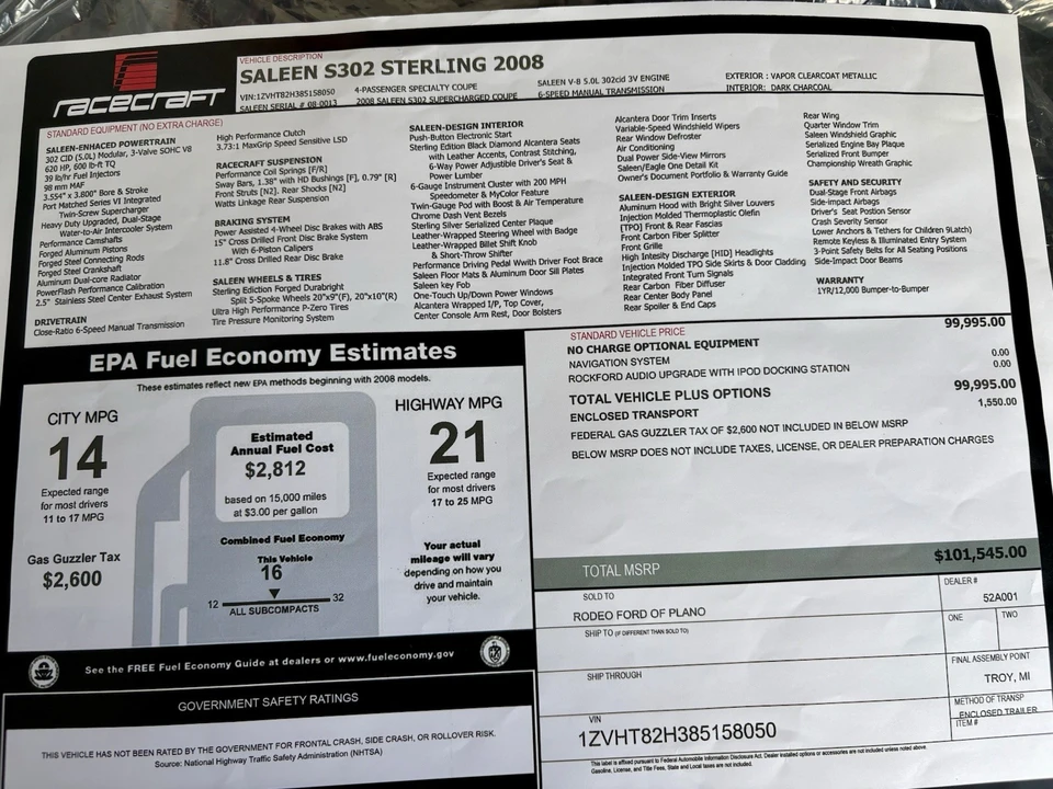 2008 Ford S197 Mustang - Image 12 of 21