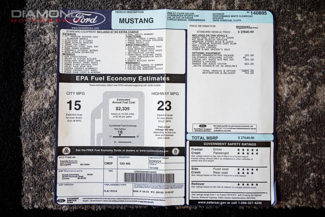 2008 Ford S197 Mustang - Image 21 of 22