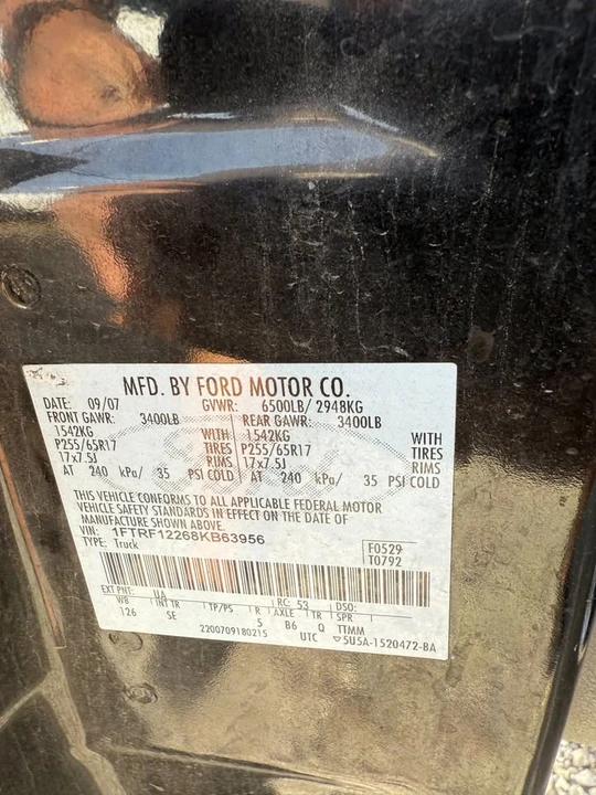 2008 Ford F-150 11th Gen - Image 11 of 11