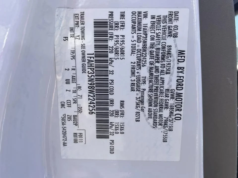 2008 Ford Focus 2nd Gen - Image 14 of 16