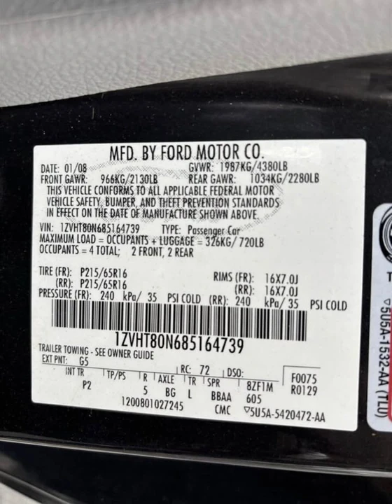 2008 Ford S197 Mustang - Image 16 of 16
