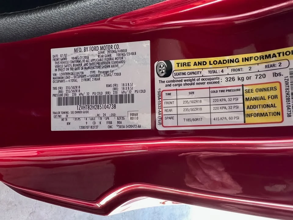 2008 Ford S197 Mustang - Image 20 of 20