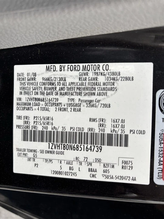 2008 Ford S197 Mustang - Image 16 of 16