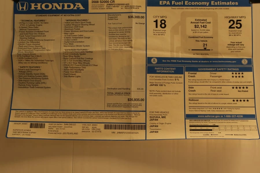 2008 Honda AP2 S2000 - Image 30 of 30