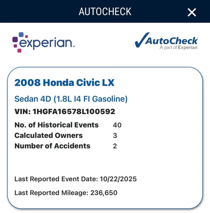 2008 Honda Civic 8th Gen - Image 8 of 8