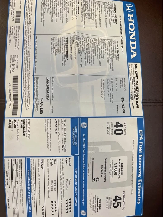 2008 Honda Civic 8th Gen - Image 14 of 14