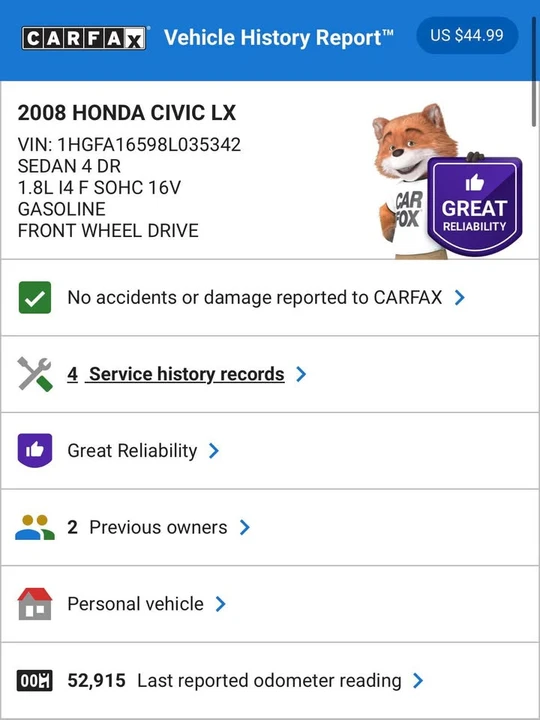 2008 Honda Civic 8th Gen - Image 7 of 7