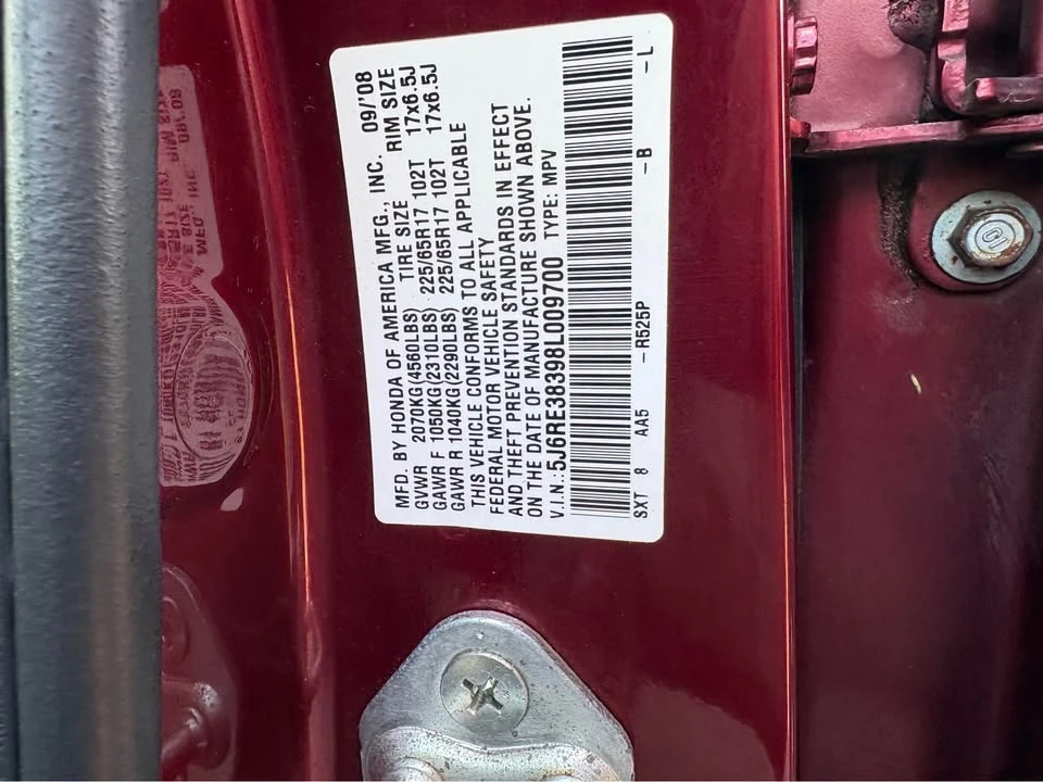2008 Honda CR-V 3rd Gen - Image 19 of 19