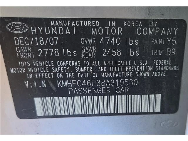 2008 Hyundai Azera - Image 9 of 9