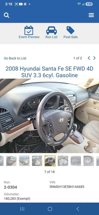 2008 Hyundai Santa Fe - Image 7 of 8