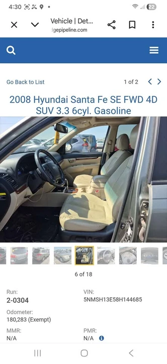 2008 Hyundai Santa Fe - Image 5 of 8