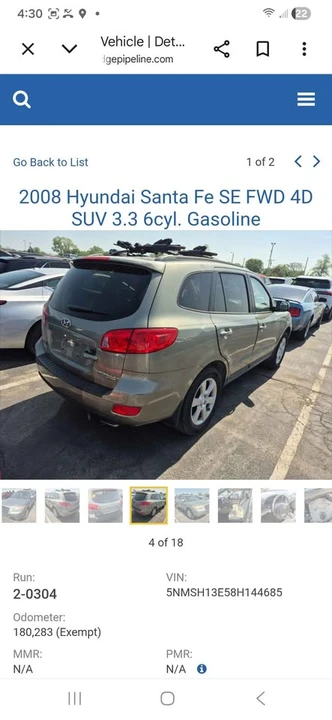 2008 Hyundai Santa Fe - Image 3 of 8
