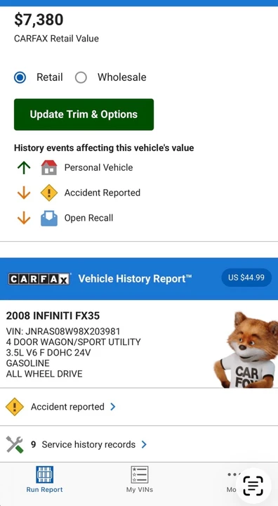 2008 Infiniti FX 1st Gen - Image 29 of 30
