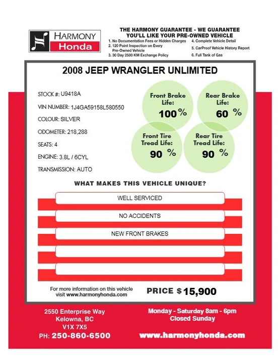 2008 Jeep JK Wrangler - Image 6 of 7