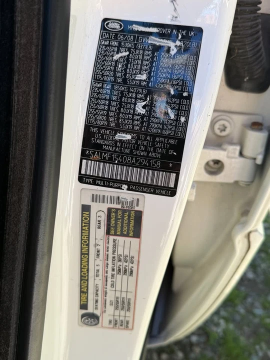 2008 Land Rover Range Rover L322 - Image 19 of 20