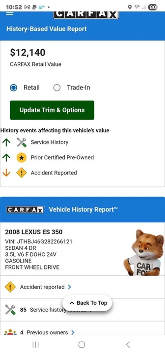 2008 Lexus ES 4th Gen - Image 19 of 19