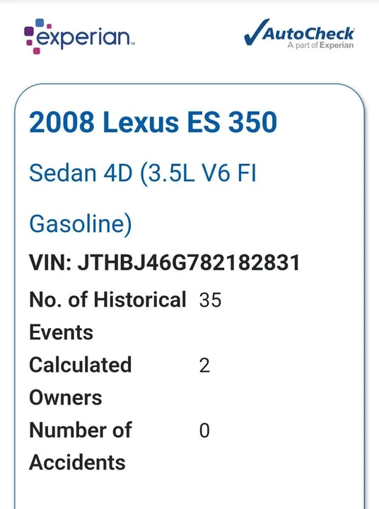 2008 Lexus ES 5th Gen - Image 18 of 18