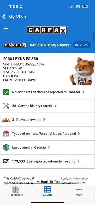2008 Lexus ES 4th Gen - Image 15 of 16