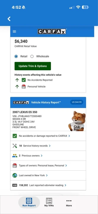 2008 Lexus ES 5th Gen - Image 13 of 13