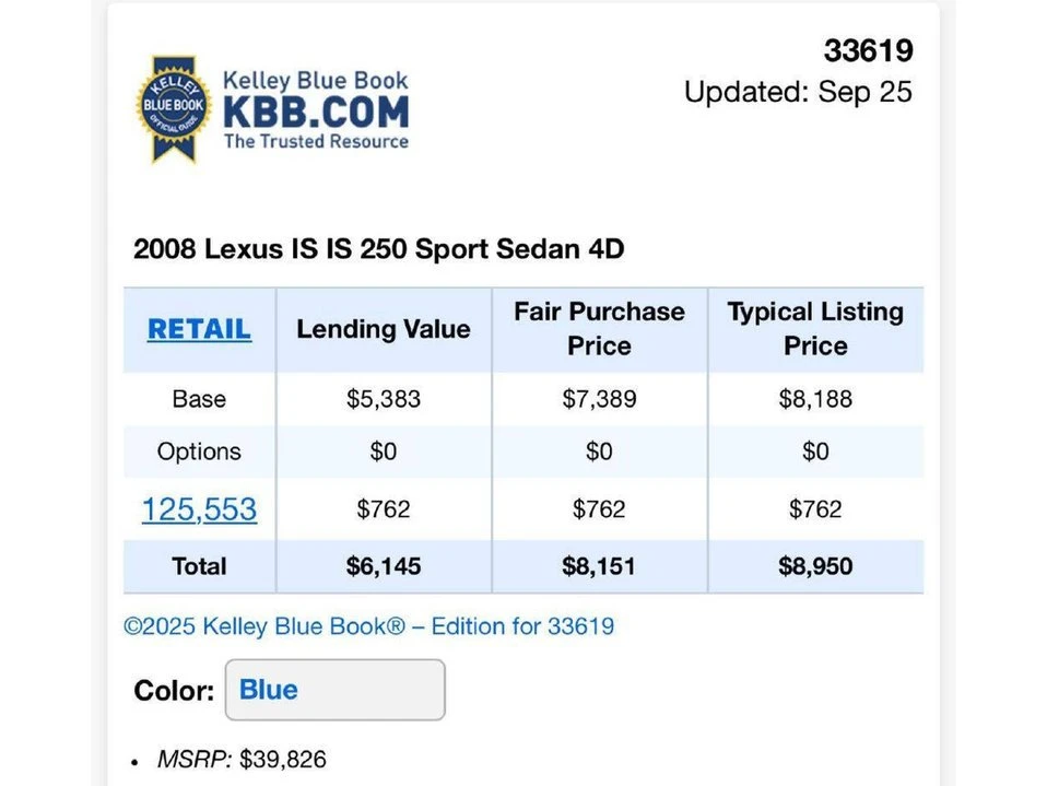 2008 Lexus IS 2nd Gen - Image 17 of 17