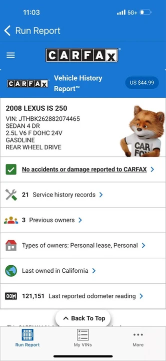 2008 Lexus IS 2nd Gen - Image 19 of 19